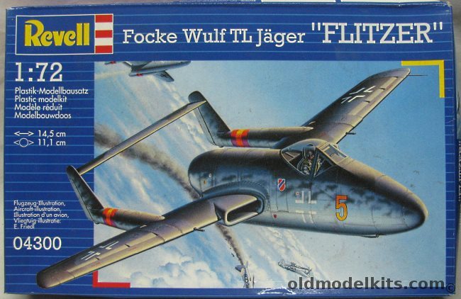 Revell 1/72 Focke-Wulf TL Jager Flitzer, 04300 plastic model kit